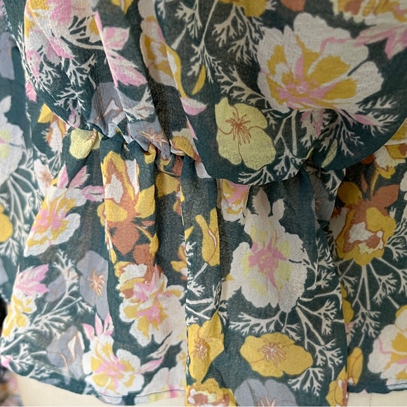 Free People Maybel floral long sleeve blouse - Picture 7 of 11